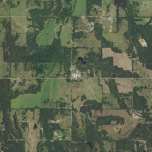 Aerial imagery of Mason High School, OK