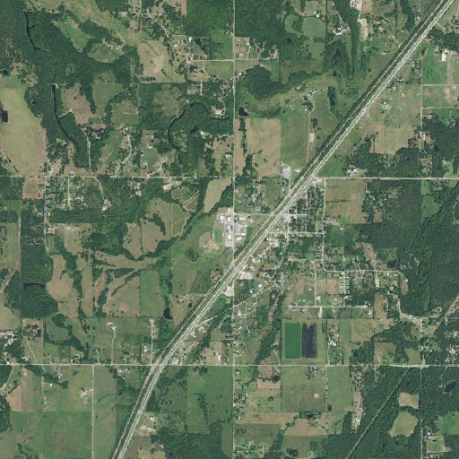 Aerial imagery of Foyil Elementary School, OK
