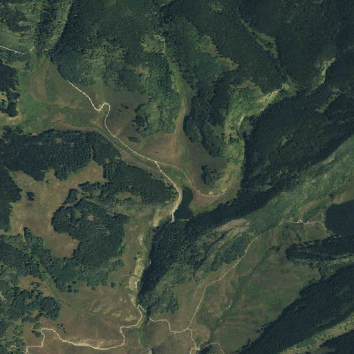 Aerial imagery of Middle Creek, CO