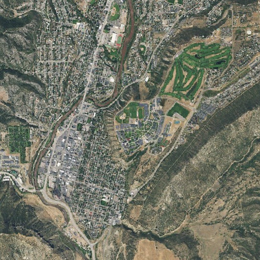 Aerial imagery of Mears Hall, CO