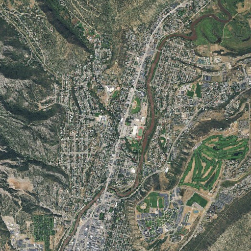 Aerial imagery of Fifty-five Plus Center, CO