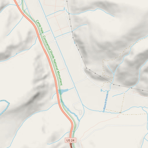 OpenStreetMap map of Eagle Park, CO