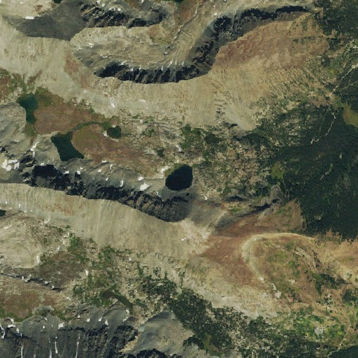 Aerial imagery of Mohawk Lake, CO