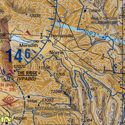 FAA VFR chart of Lamont Pasture, CO