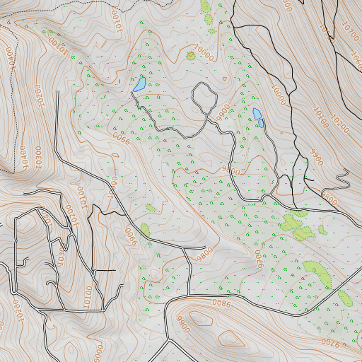 OpenTopoMap map of Cave Creek, CO