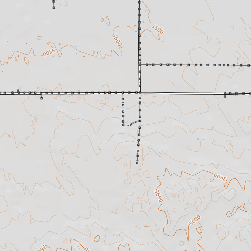 OpenTopoMap map of A Bar Ranch, NE