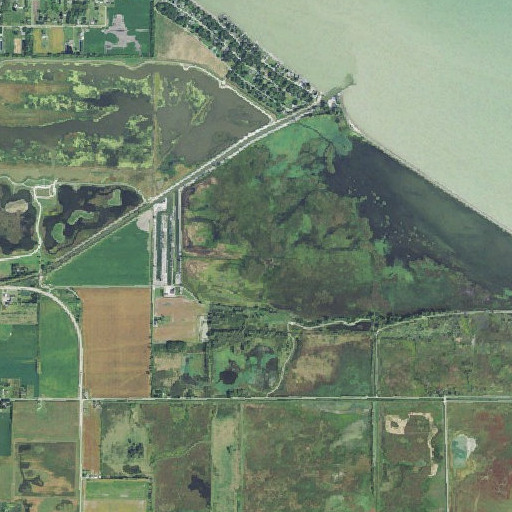 Aerial imagery of Metzger Marsh, OH