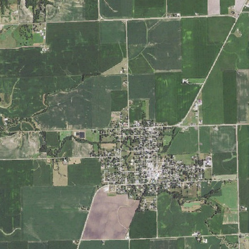 Aerial imagery of Lowpoint-Washburn Elementary School, IL