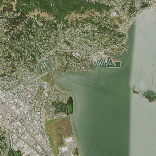 Aerial imagery of Pickleweed Park, CA