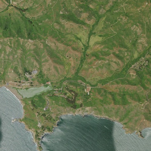 Aerial imagery of Gerbode Valley, CA