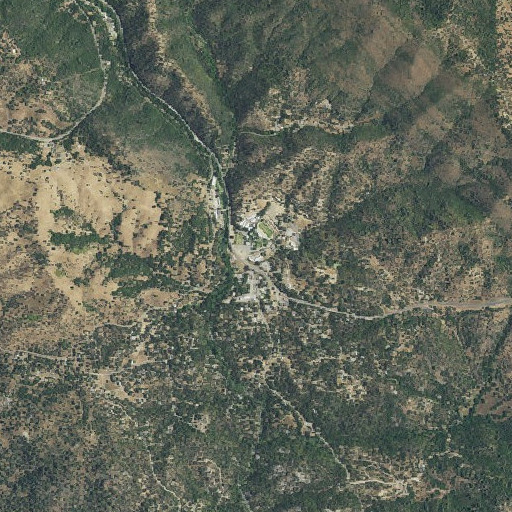 Aerial imagery of Spring Hill High School, CA