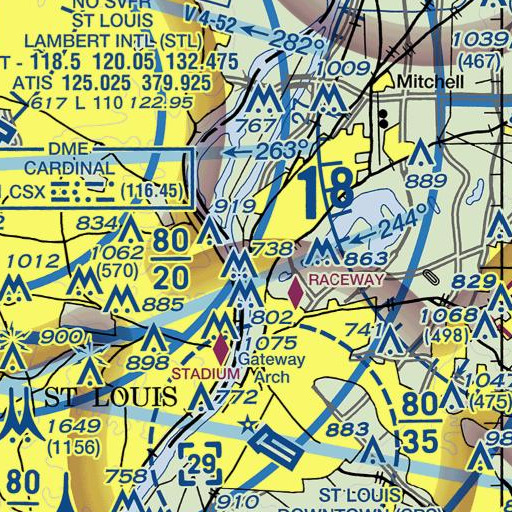 FAA VFR chart of Saint Mark School, IL