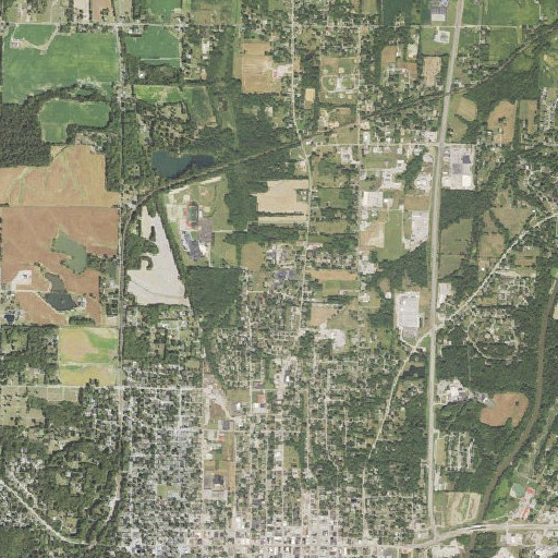 Aerial imagery of Carruthers Elementary School, IL
