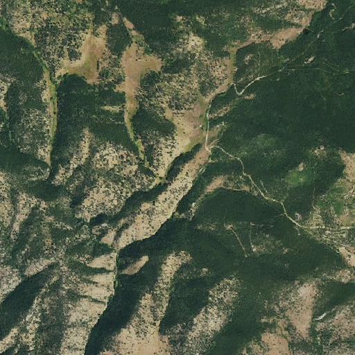 Aerial imagery of Smith Hill, CO