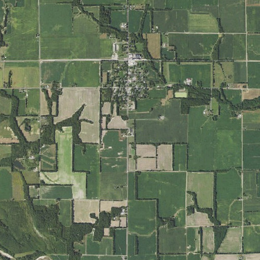 Aerial imagery of Willow Hill Elementary School, IL