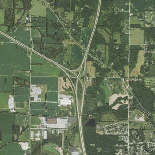 Aerial imagery of Interchange 73, IL