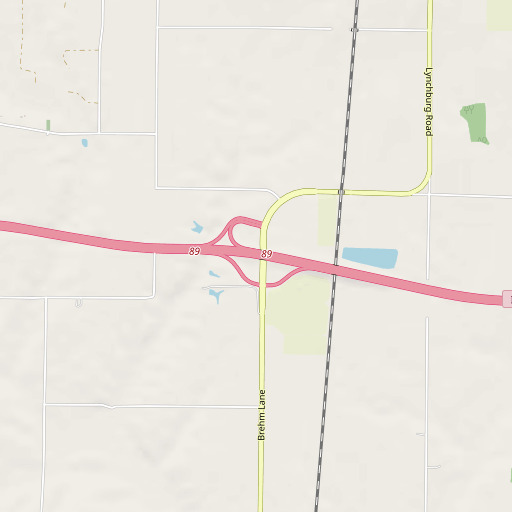 OpenStreetMap map of Interchange 89, IL