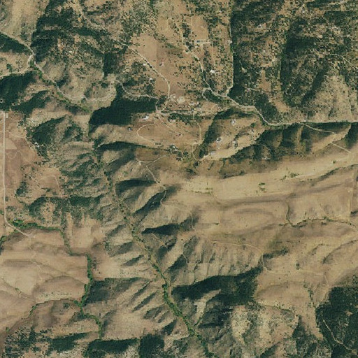 Aerial imagery of Guy Hill, CO