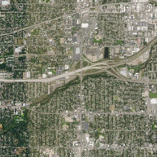 Aerial imagery of Johnson Park, CO