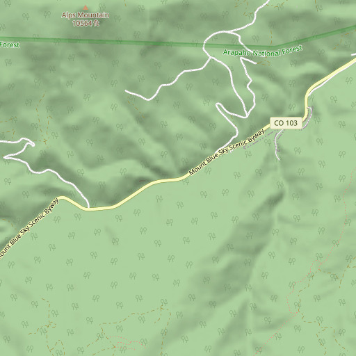 OpenStreetMap map of Eclipse Gulch, CO