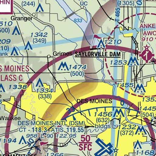 FAA VFR chart of Northview Park, IA