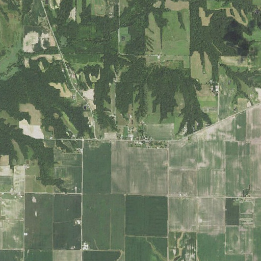 Aerial imagery of Fandon School (historical), IL