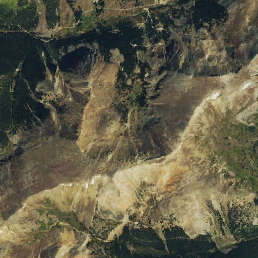 Aerial imagery of Silver Spoon Mine, CO