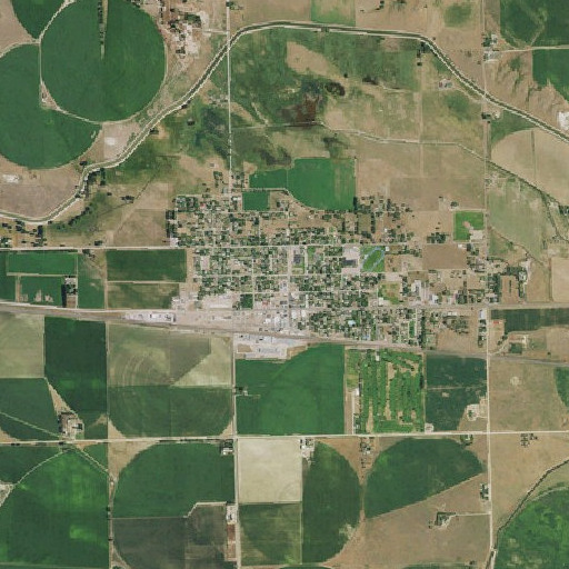 Aerial imagery of Morrill Fire Department, NE