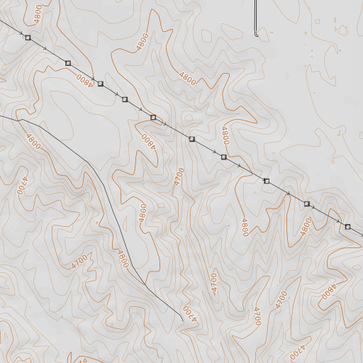 OpenTopoMap map of Sterling Spring, CO