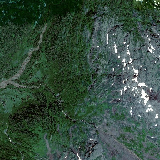 Aerial imagery of Chugach National Forest, AK