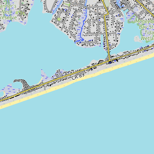 OpenTopoMap map of Potunk, NY