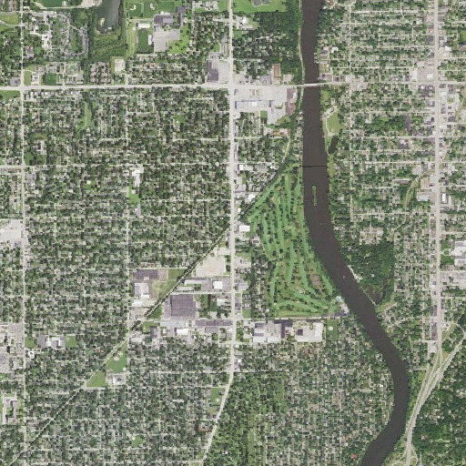 Aerial imagery of Spectrum School, IL