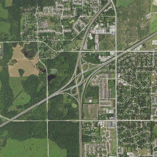 Aerial imagery of Interchange 151, IL