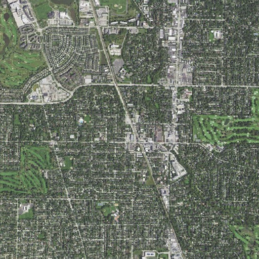 Aerial imagery of Jackman Park, IL