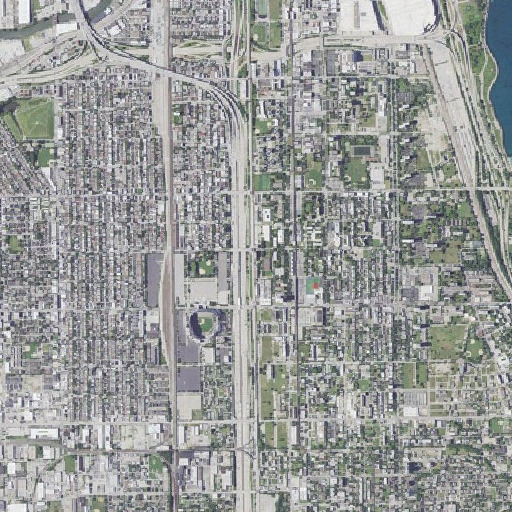 Aerial imagery of Main Building, IL