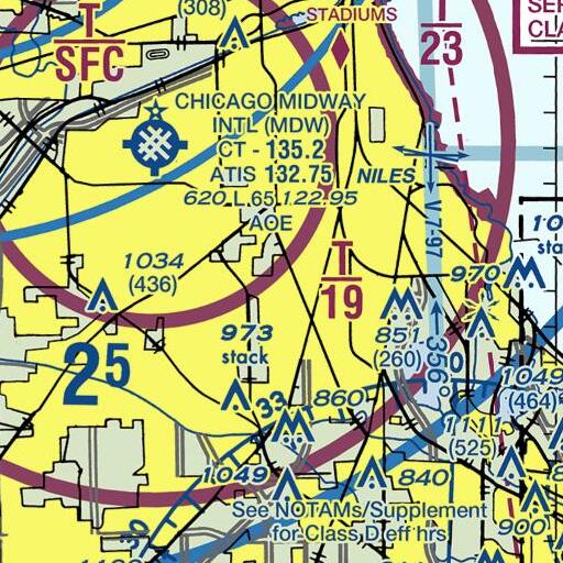 FAA VFR chart of Multi-Media Educational Center, IL