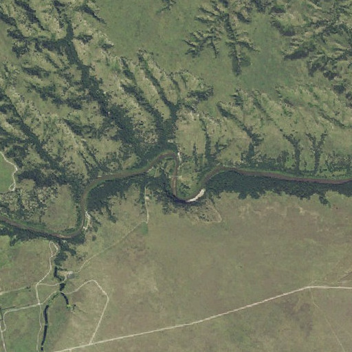 Aerial imagery of Buffalo Bridge, NE