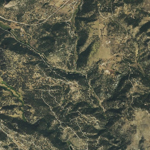 Aerial imagery of Wisp Creek, CO