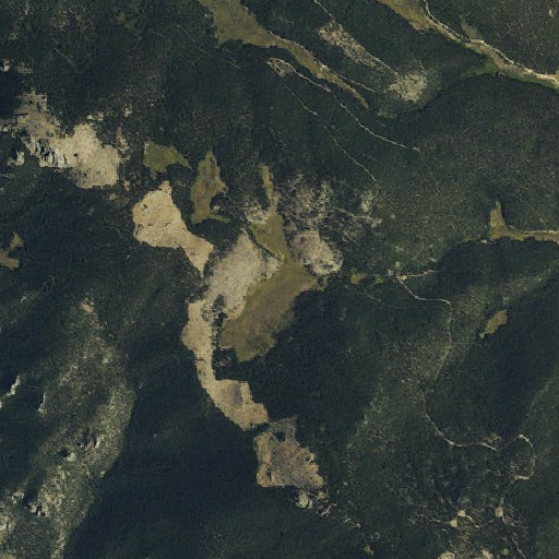 Aerial imagery of High Park, CO