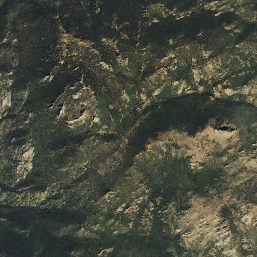 Aerial imagery of Lake Park, CO