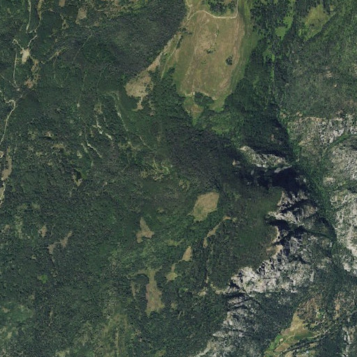 Aerial imagery of Middle Mountain, CO