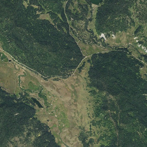Aerial imagery of Notch Spring, CO