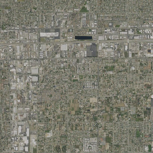 Aerial imagery of Ramona Elementary School, CA