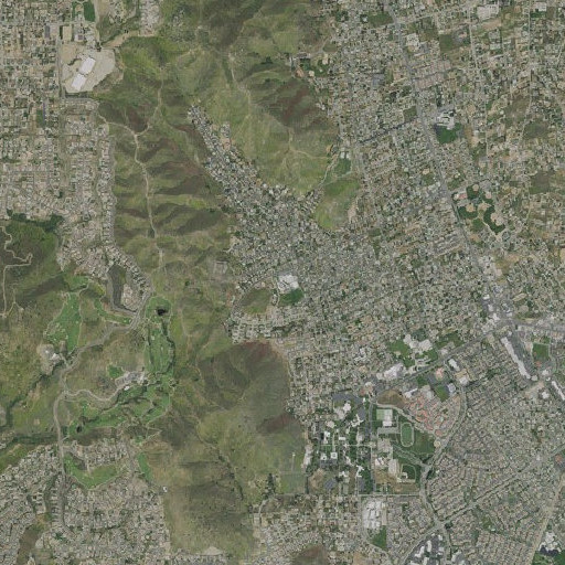 Aerial imagery of Valley View Elementary School, CA