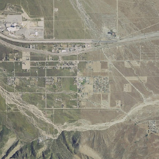 Aerial imagery of Cabazon Park, CA