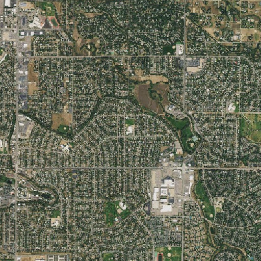 Aerial imagery of Franklin Elementary School, CO