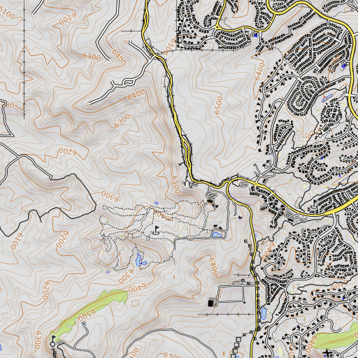 OpenTopoMap map of Wildcat Point, CO