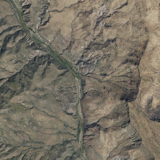 Aerial imagery of Childs Rapid, AZ