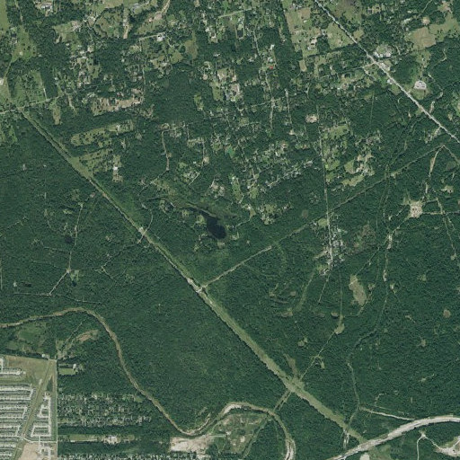 Aerial imagery of Shadow Lake Dam, TX