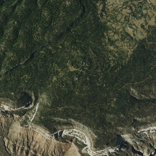 Aerial imagery of Cone Mountain, CO